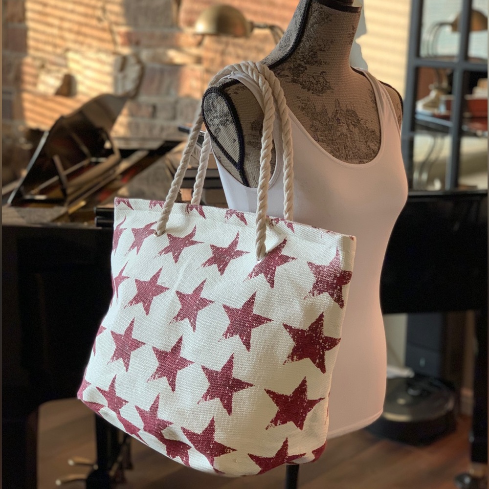 NEW LUXE JUNKIE Canvas Tote Oversized